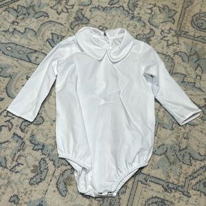 TBBC Peter Pan Collar Onesie (Long sleeve woven)
